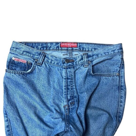 Rare Y2K David Beckham Relaxed Fit Jeans 33 - Picture 5 of 12
